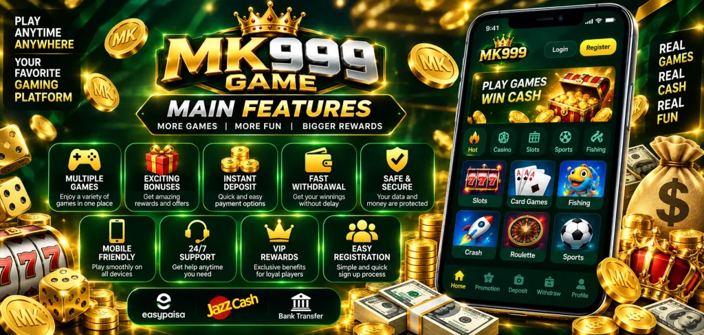 Main Features of MK999 Game